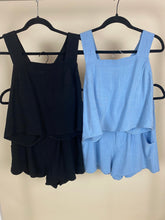 Load image into Gallery viewer, Day Dream Linen Set ~ Black