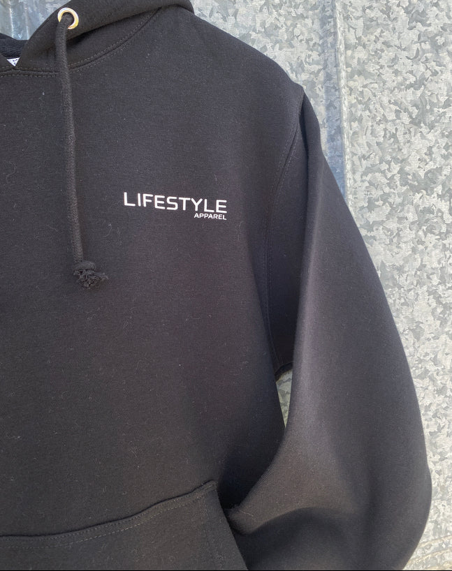 Black Lifestyle Apparel Heavyweight Hoodie