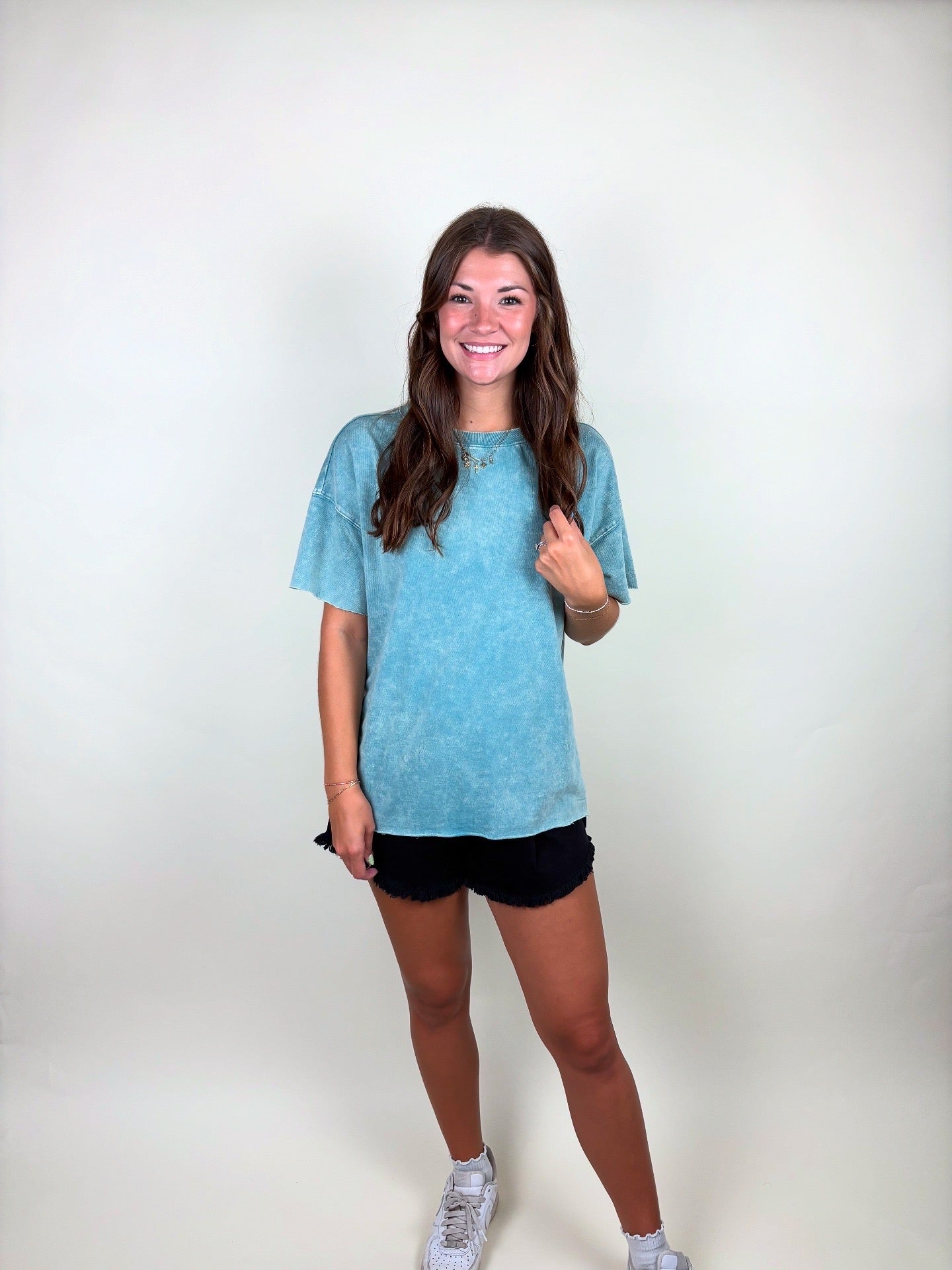 Anytime French Terry Oversized Tee