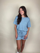Load image into Gallery viewer, Summer Staple Sky Blue Short Set