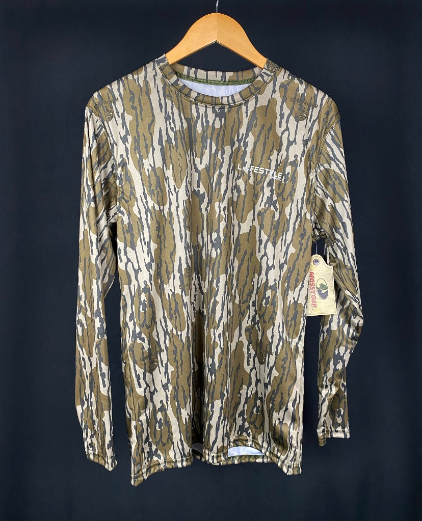 Turkey Lifestyle Bottomland Camo Performance Shirt