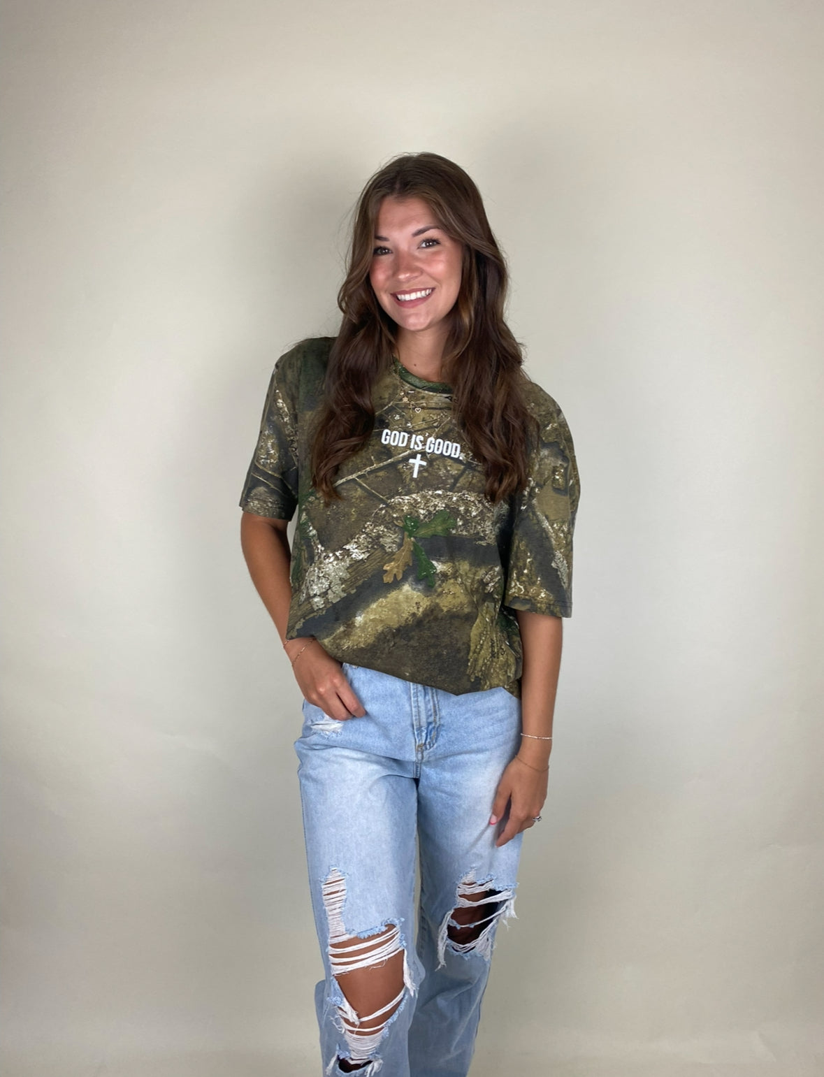 God is Good - Camo Tee