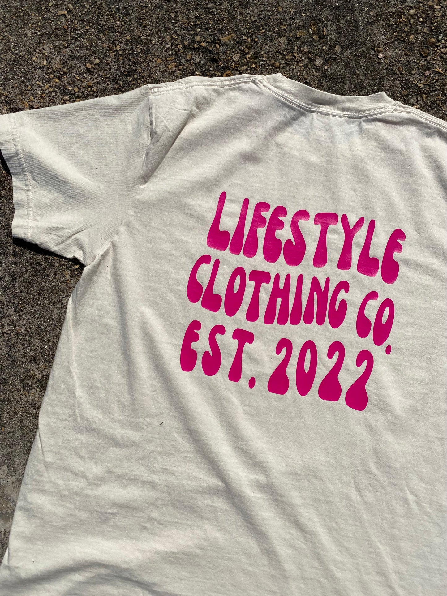 Lifestyle Clothing Co. Tee ~ ivory