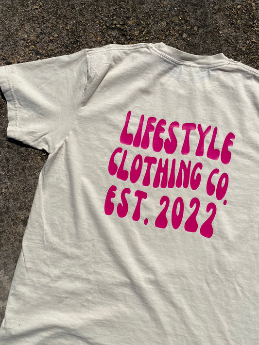 Lifestyle Clothing Co. Tee ~ ivory