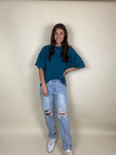 Load image into Gallery viewer, Everyday Oversized Tee ~ Dark Teal
