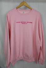 Load image into Gallery viewer, Loved Beyond Measure Sweatshirt ~ pink
