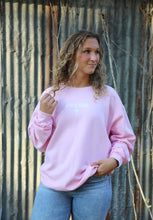 Load image into Gallery viewer, God is Good + Sweatshirt ~ pink
