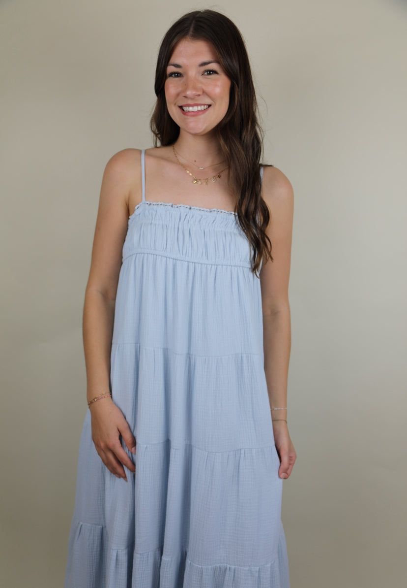 Pure & Sweet Light Blue Maxi