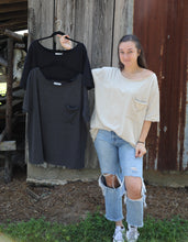 Load image into Gallery viewer, Always Comfy Oversized Top ~ charcoal
