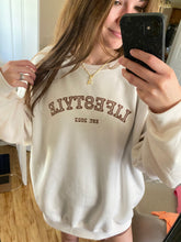 Load image into Gallery viewer, Lifestyle Est. 2022 sweatshirt ~ neutral
