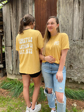 Load image into Gallery viewer, Lifestyle Clothing Co. Tee ~ mustard
