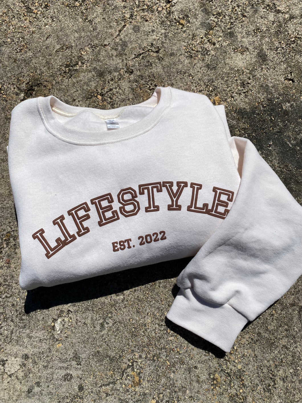 Lifestyle Est. 2022 sweatshirt ~ neutral