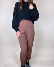 Load image into Gallery viewer, Everyday High Rise Jogger Pants- Brown
