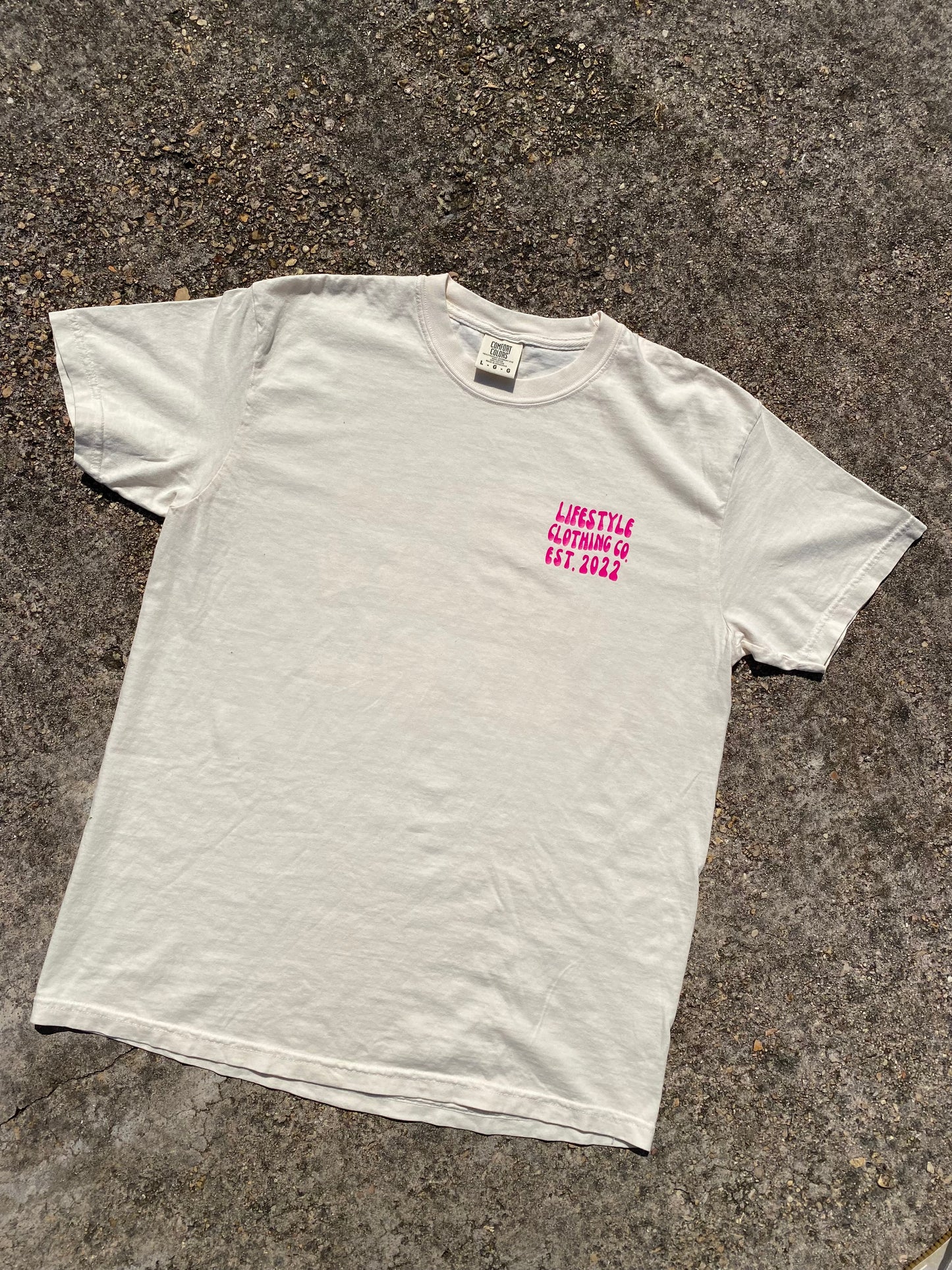 Lifestyle Clothing Co. Tee ~ ivory