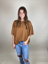 Load image into Gallery viewer, Raw hem oversized tee
