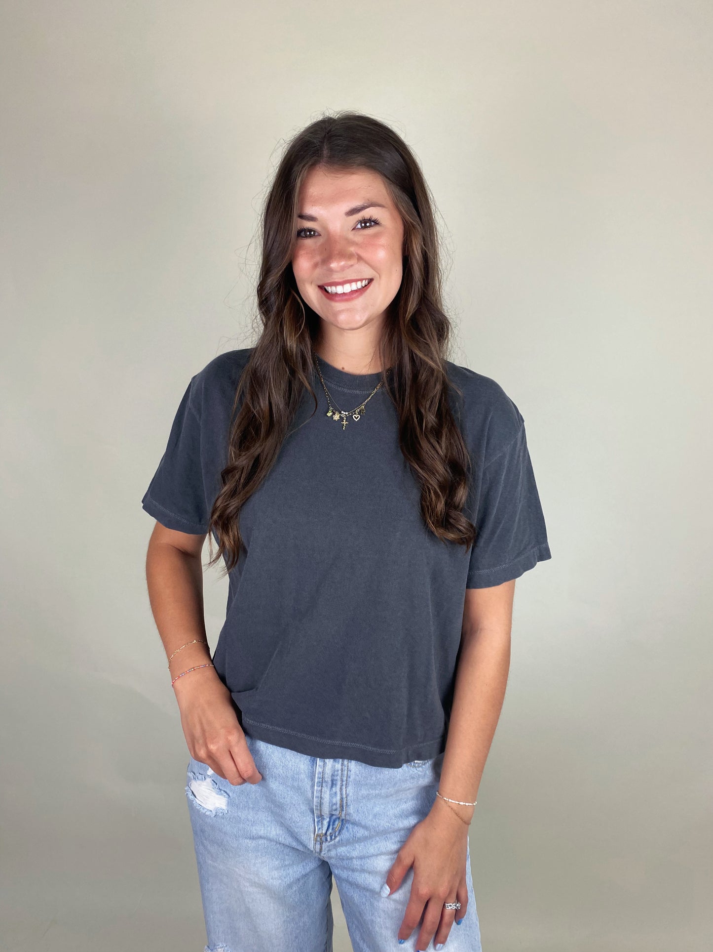 Everyday Basic Cropped T-Shirt