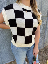 Load image into Gallery viewer, Checkered Sweater Vest
