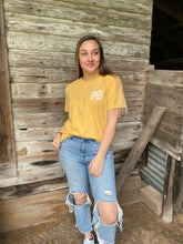 Load image into Gallery viewer, Lifestyle Clothing Co. Tee ~ mustard
