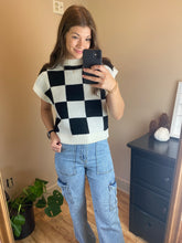 Load image into Gallery viewer, Checkered Sweater Vest
