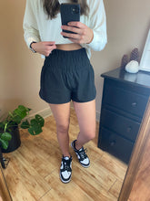 Load image into Gallery viewer, Black High-Waisted Shorts
