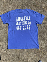 Load image into Gallery viewer, Lifestyle Clothing Co. Tee ~ blue
