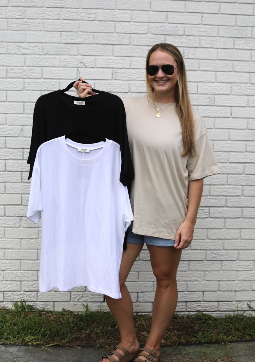 Loose Fit Cotton Short Sleeve