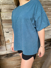 Load image into Gallery viewer, Everyday Oversized Tee ~ Dark Teal
