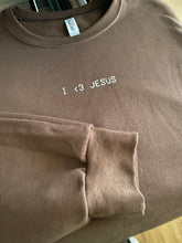 Load image into Gallery viewer, “I &lt;3 Jesus” sweatshirt
