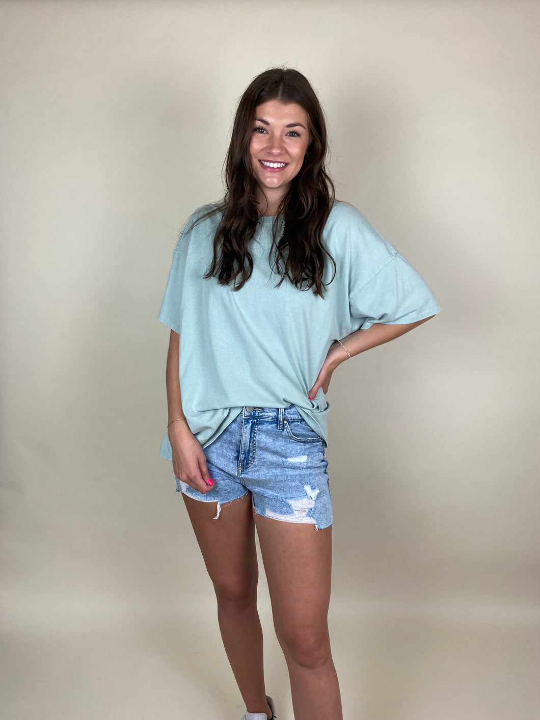 Everyday Oversized Tee ~ mint