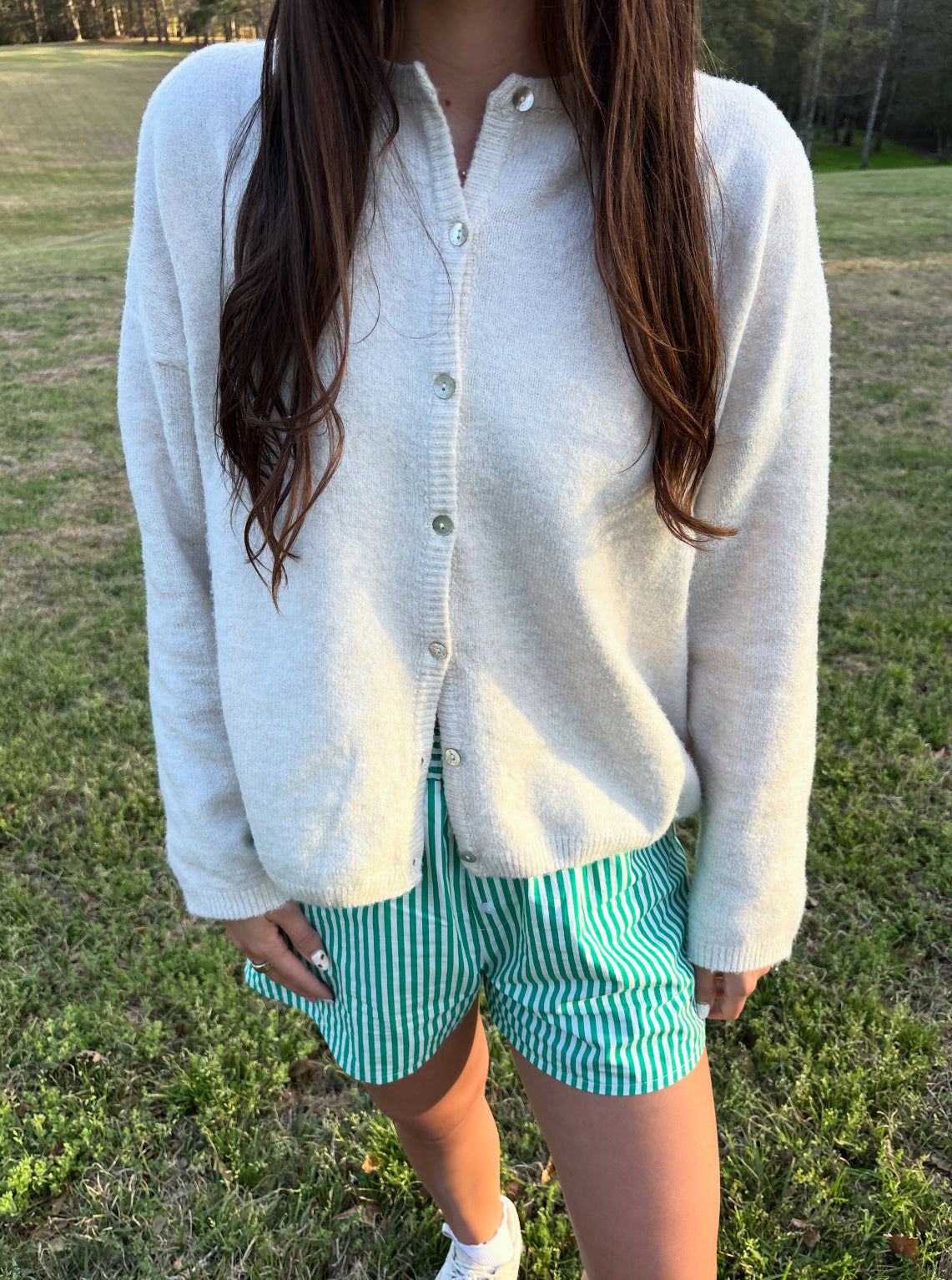 Nicole Ivory Cardigan
