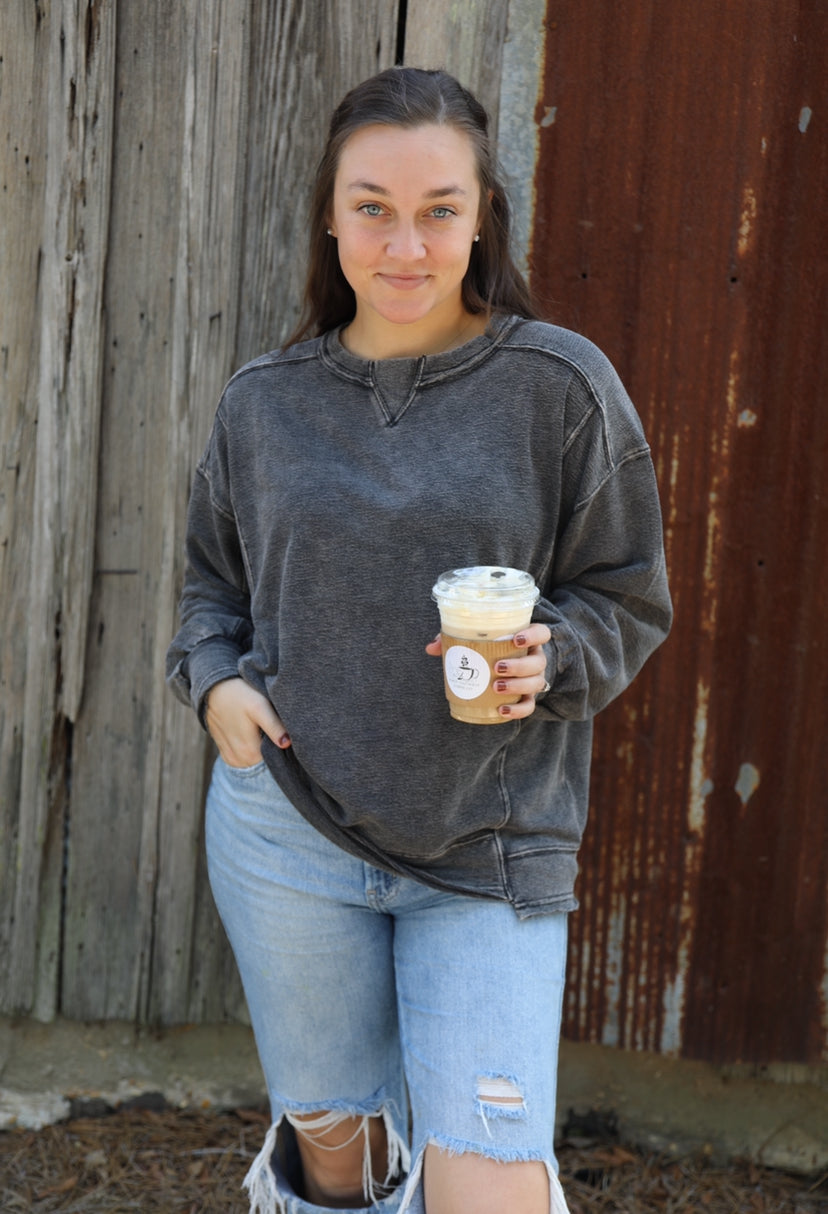 French Terry Dye Pullover