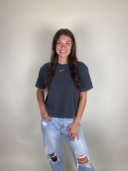 Everyday Basic Cropped T-Shirt