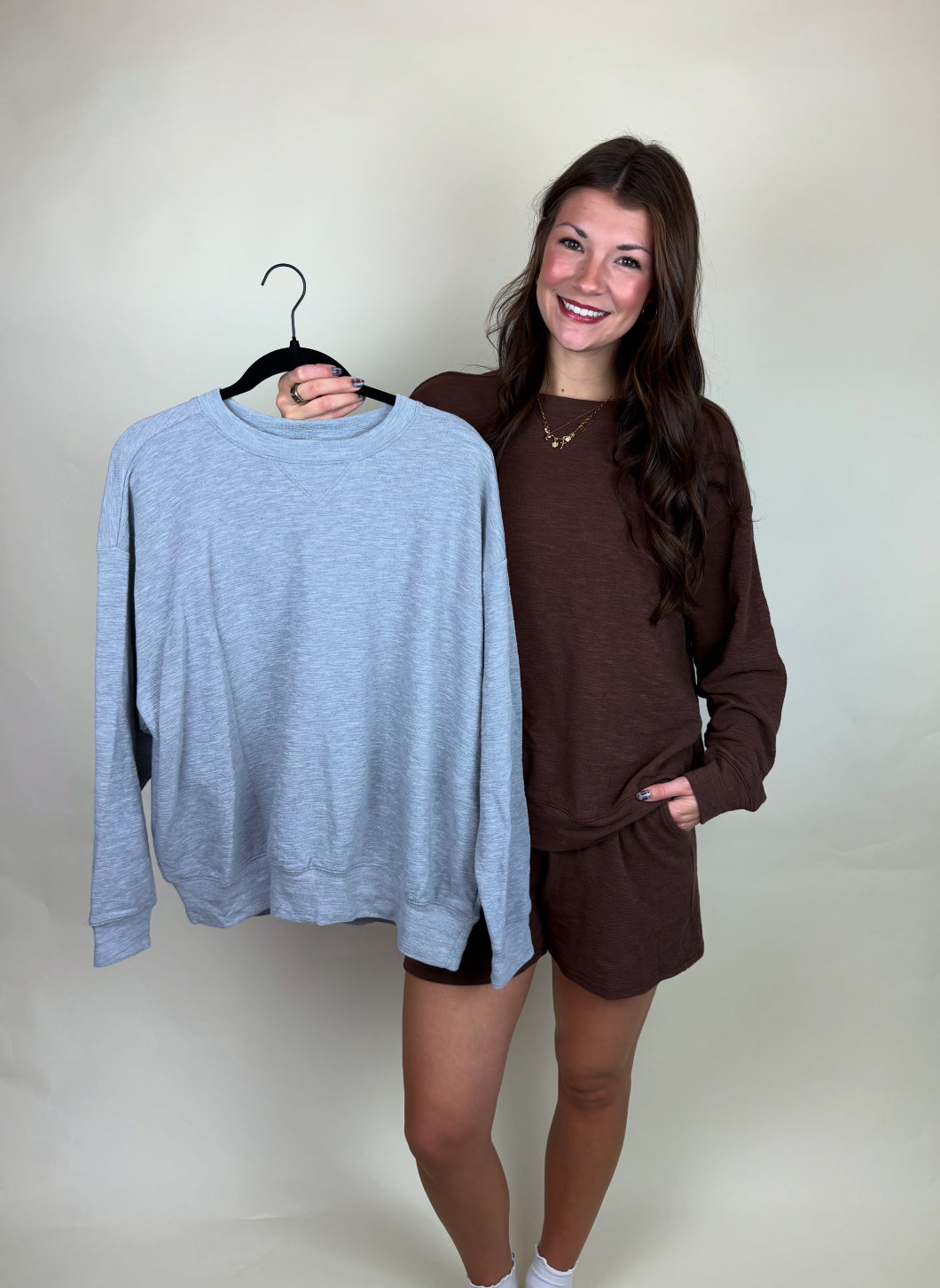 Cozy Up Shorts Set