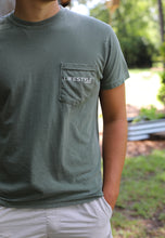 Load image into Gallery viewer, Lifestyle Apparel Pocket Shirt - Moss
