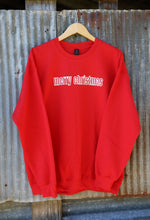 Load image into Gallery viewer, Merry Christmas Sweatshirt ~ Red
