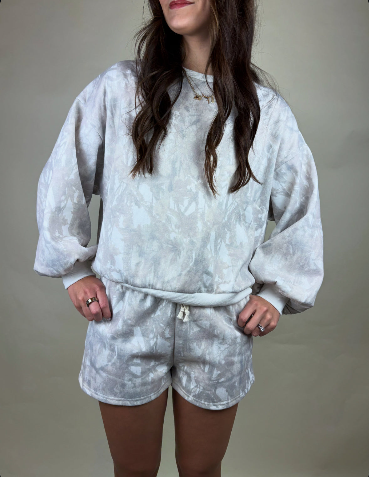 Light Camo Short Set