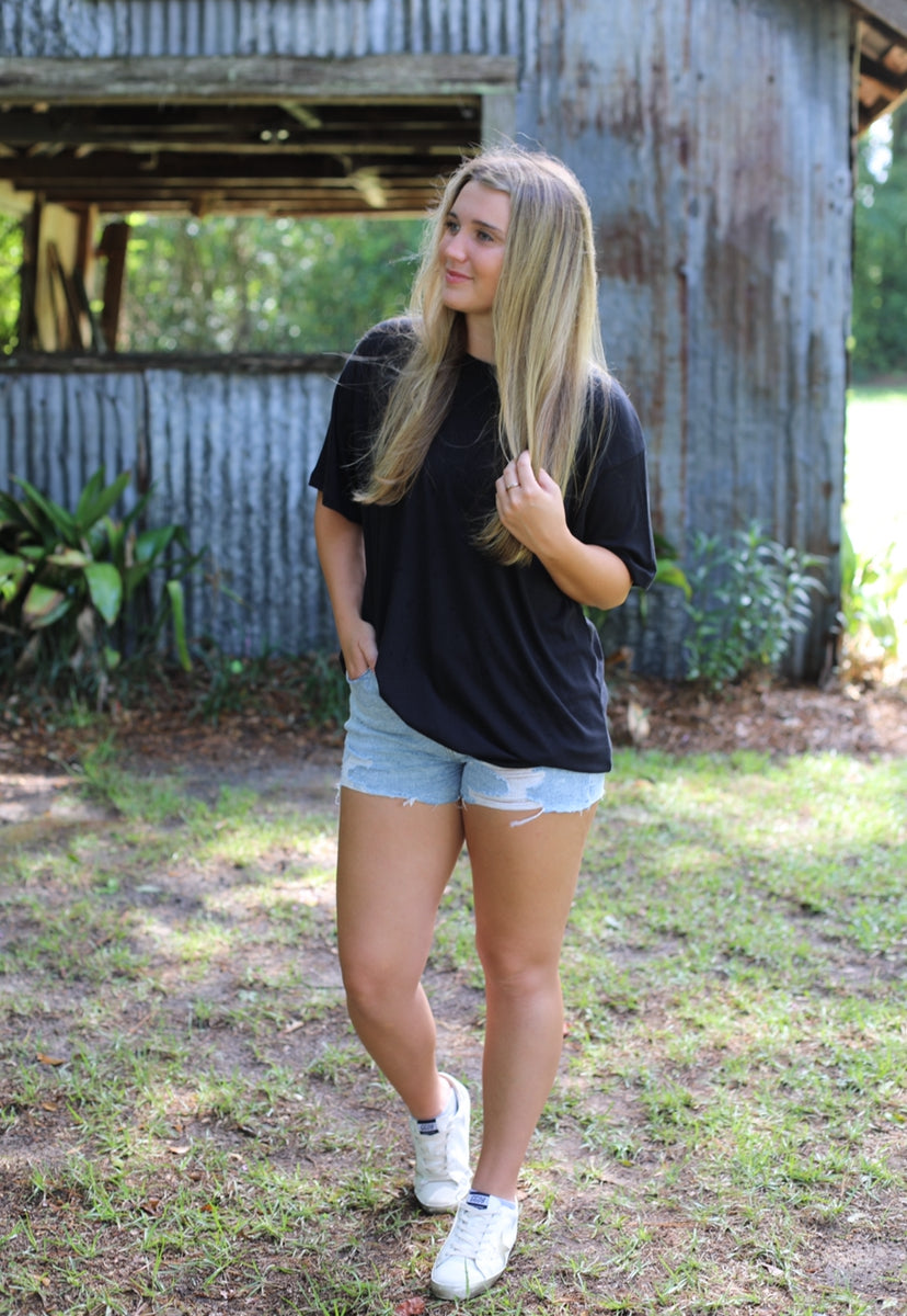 Loose Fit Cotton Short Sleeve