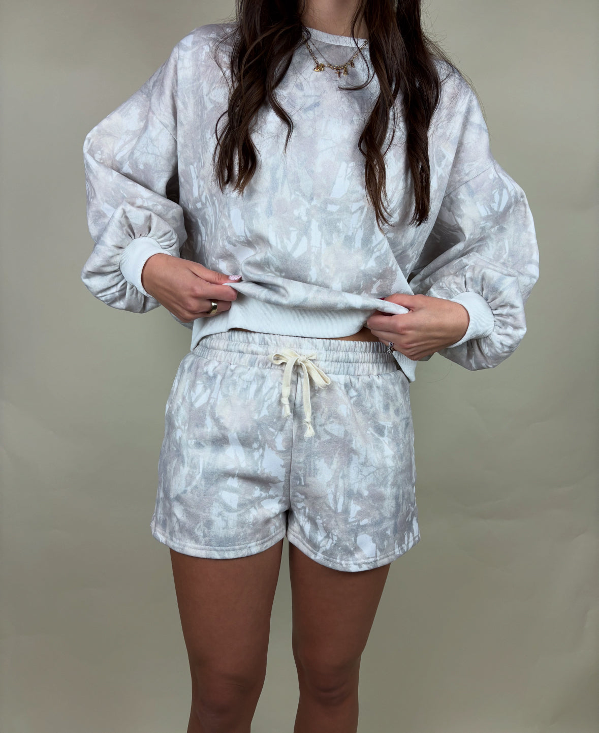 Light Camo Short Set