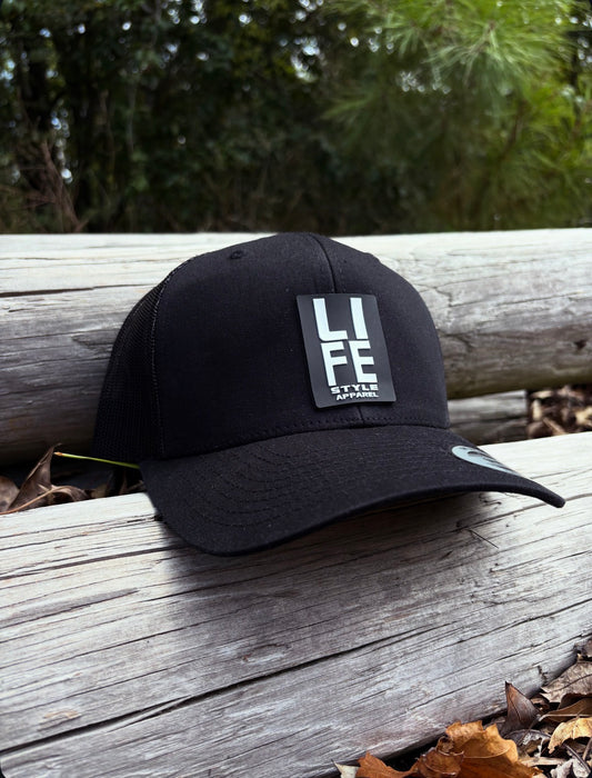 Black Lifestyle Hat - PVC Patch