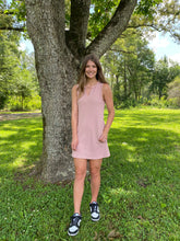 Load image into Gallery viewer, Mauve Mini Dress with Pockets
