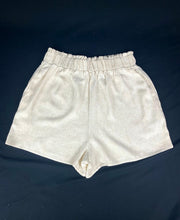 Load image into Gallery viewer, Darling Attitude Oatmeal Linen Shorts
