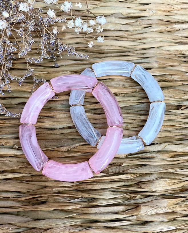 Marble Bamboo Bracelet