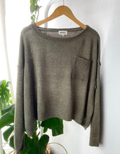 Load image into Gallery viewer, Loose Fit Olive Sweater
